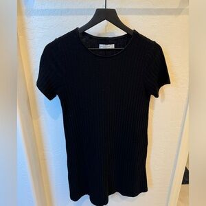 Black A&F Ribbed T-Shirt dress - Small